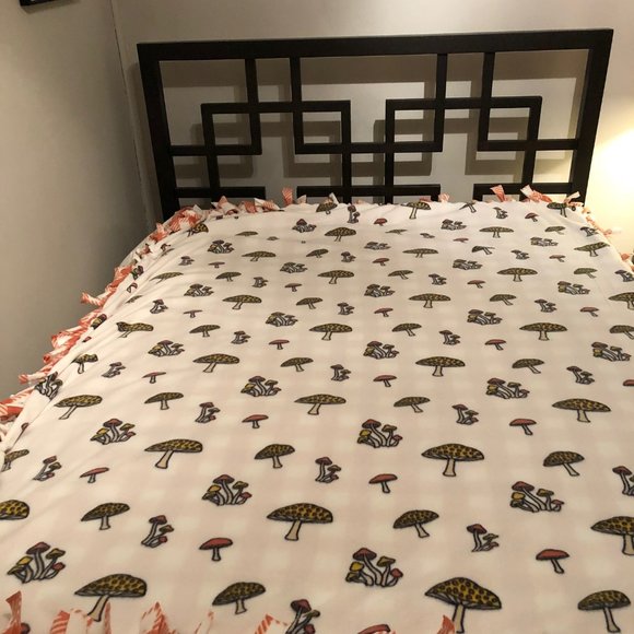 Other - Homemade Mushroom Lightweight Fleece Blanket